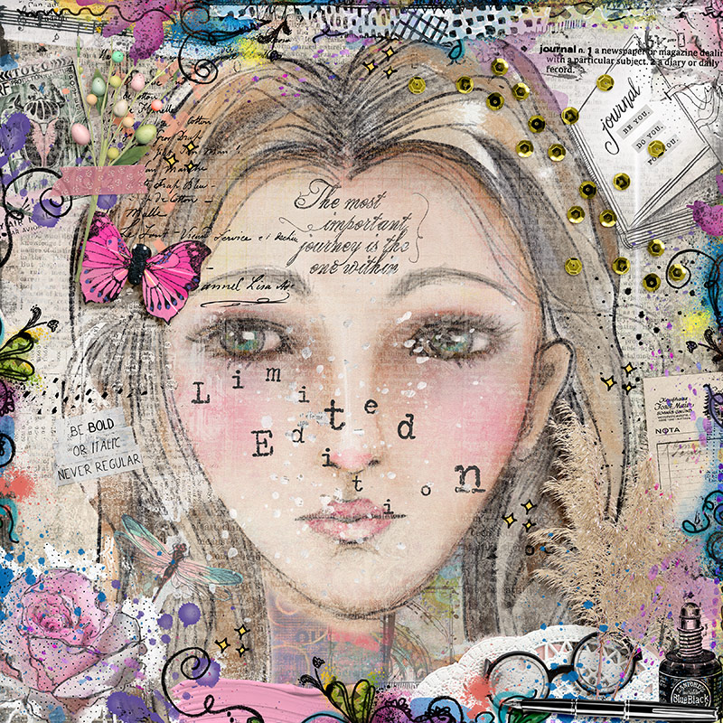 March Art Journaling Muse Wk 1