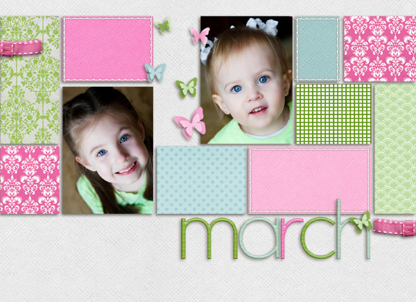March Calander Topper