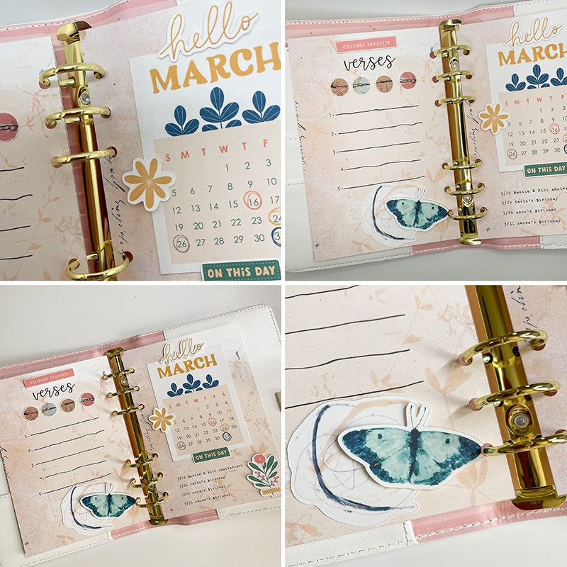 March Calendar and Verses