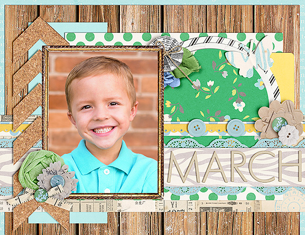 March Calendar Topper
