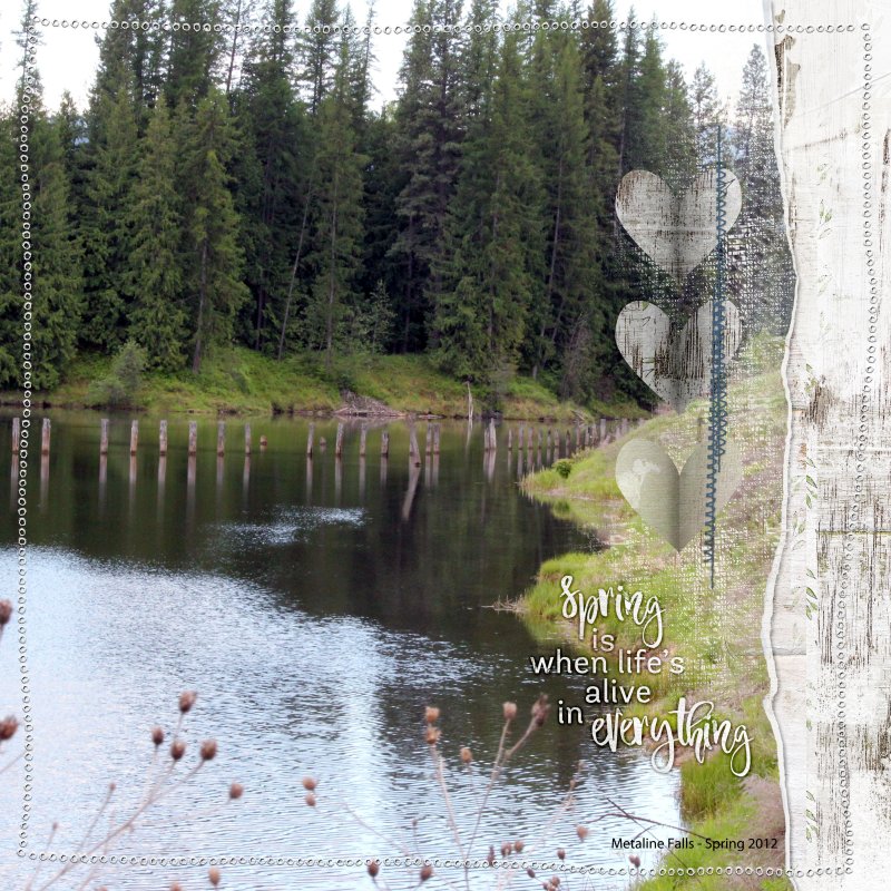 MARCH SCRAPLIFT CHALLENGE - POSTS IN THE WATER