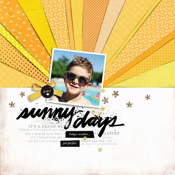 March Template Challenge: Sunny Days