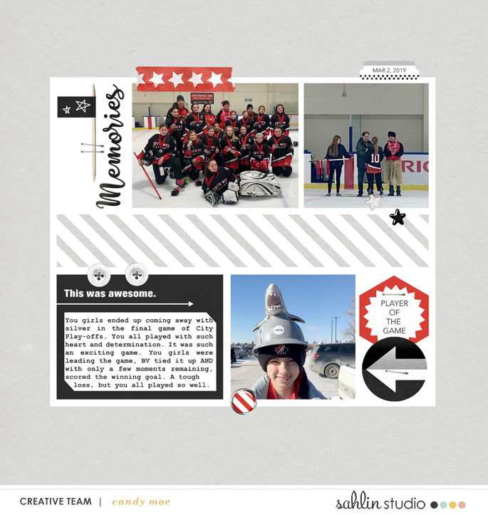 March Template Freebie - Silver!