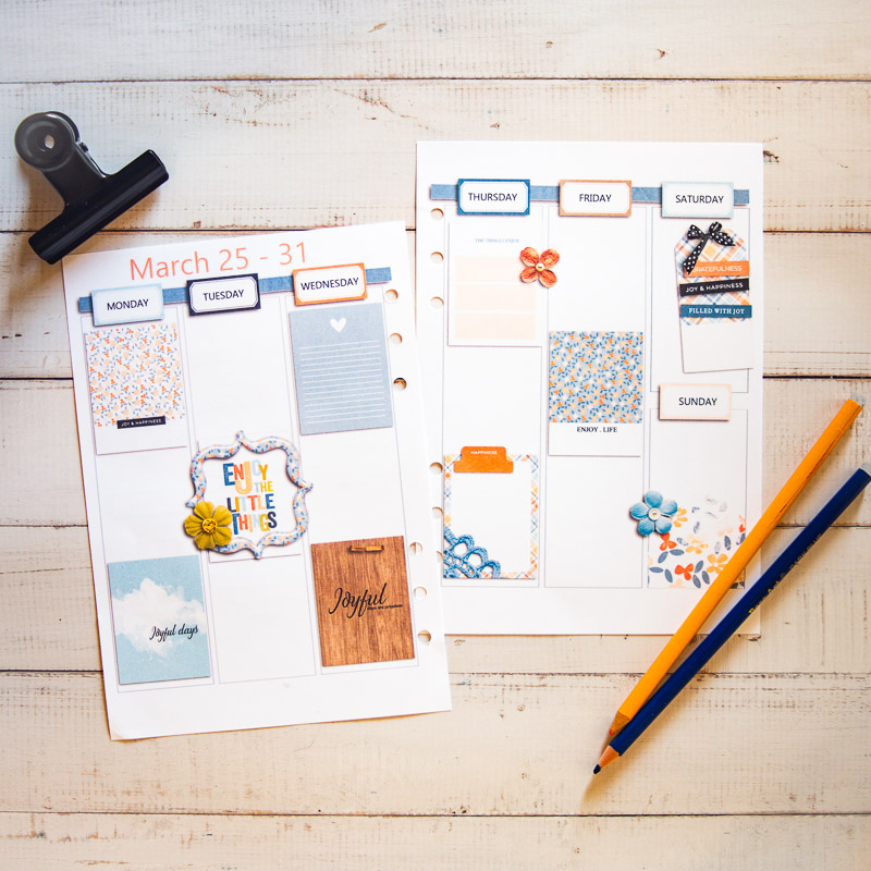 March Weekly Planner (hybrid)