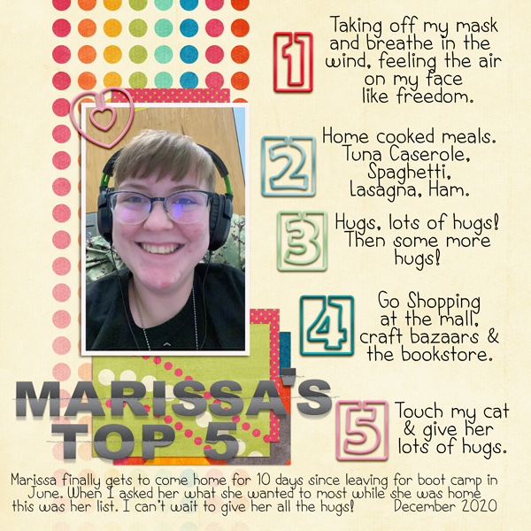 Marissa Top 5