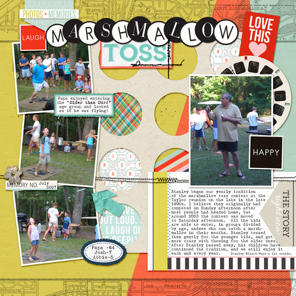 marshmallow toss