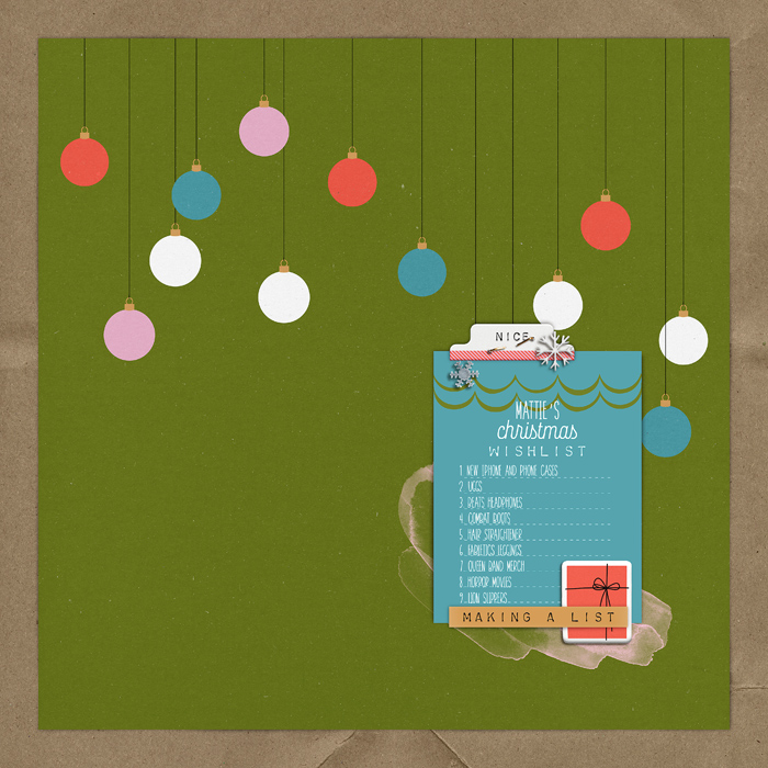Mattie's Christmas Wishlist