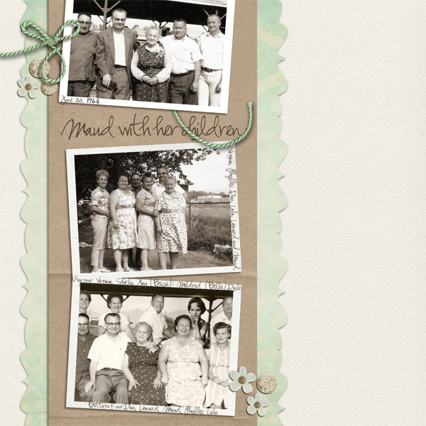 Maud With Her Children