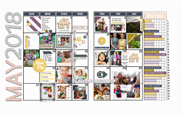May Planner Page