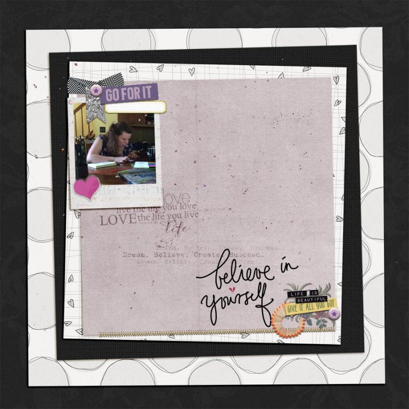 may template challenge - Believe in Yourself