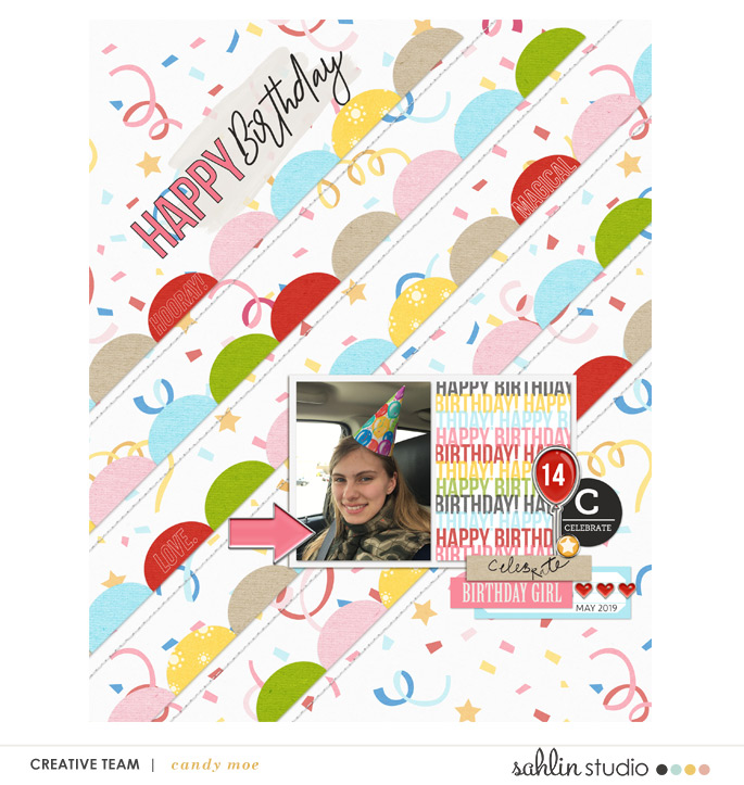 May Template Freebie - Birthday Girl
