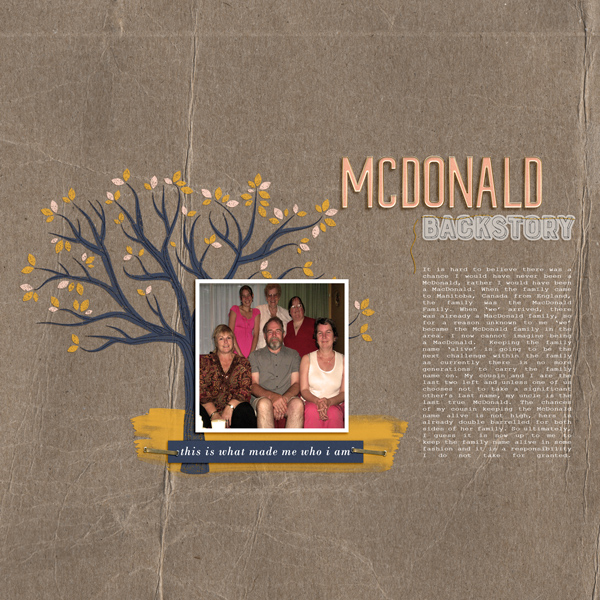 McDonald-Backstory