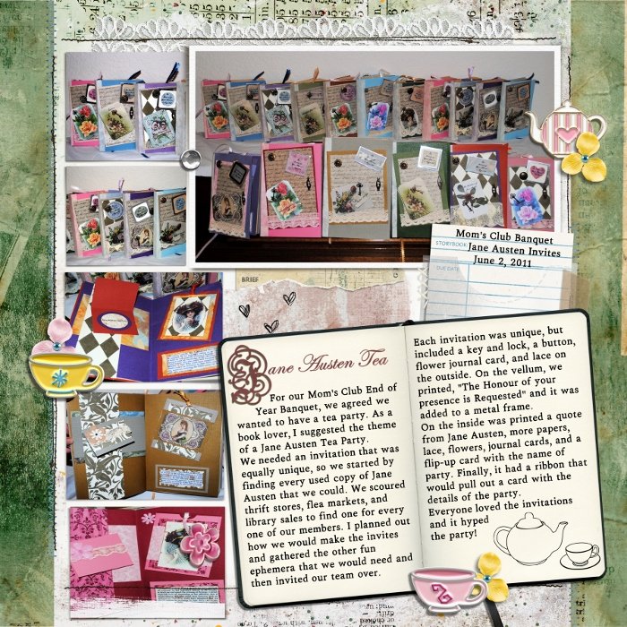 MCO 13 – Day 14 – Drop Caps - Jane Austen Tea Party