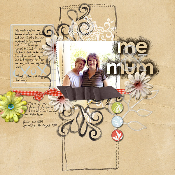 me & mum