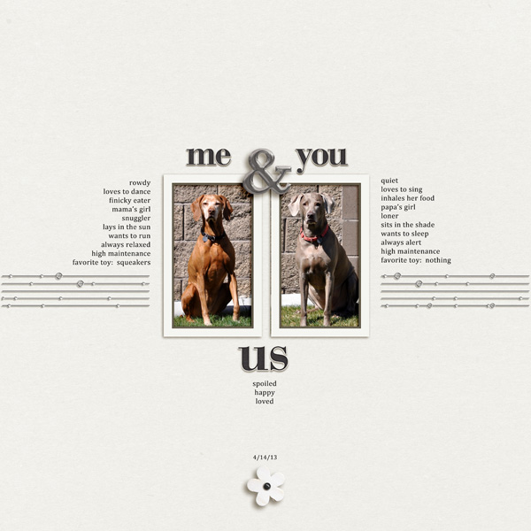me & you
