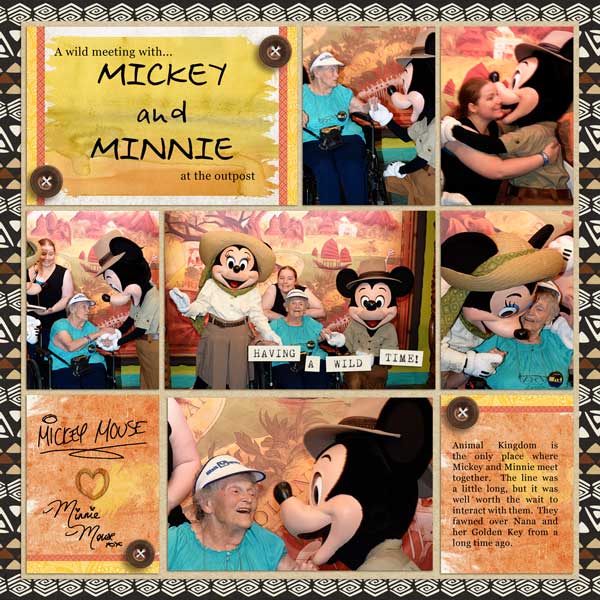 Meeting Mickey and Minnie