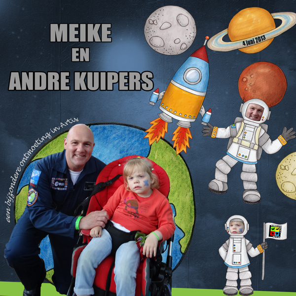 Meike and André Kuipers