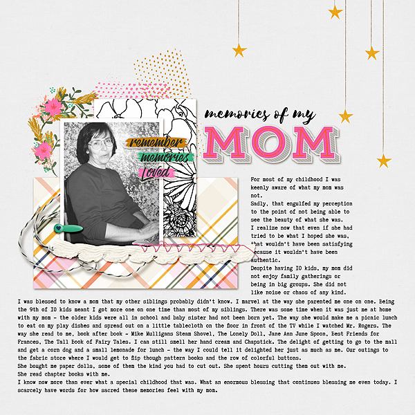 memories of my mom - MOC day 26
