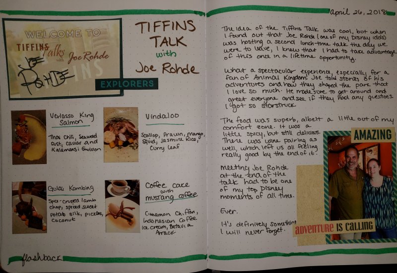 Memory Journal: Tiffins Talk