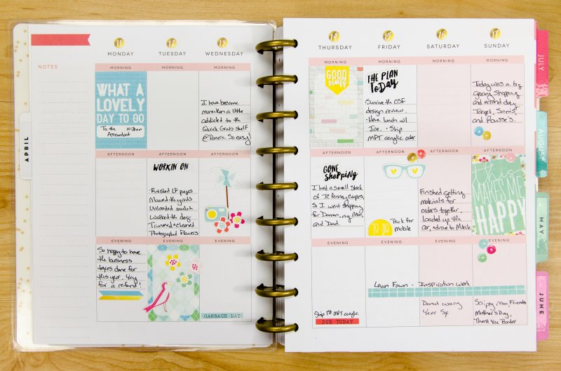 Memory Planner -April 11-17, 2016