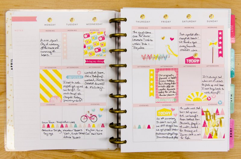 Memory Planner - April 18-24