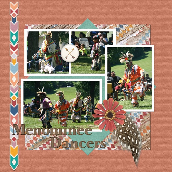 Menominee Dancers - Left Side