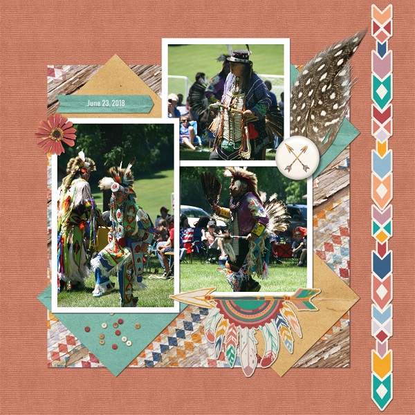 Menominee Dancers - Right Side