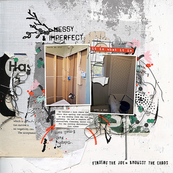 Messy- bathroom reno