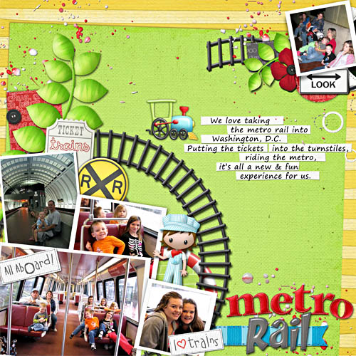 Metrorail trip to White House Left Page