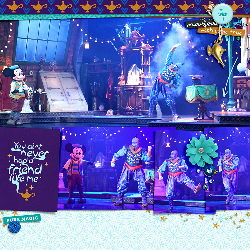Mickey and the Magician - Genie (left side)