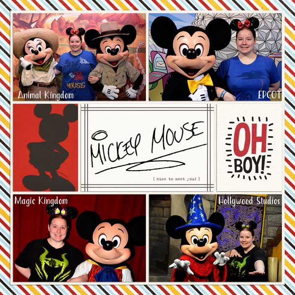 Mickey in All Four Parks