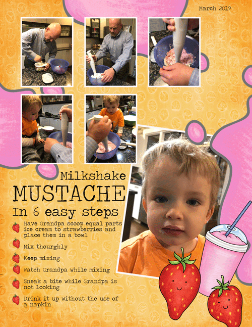 Milkshake Mustache
