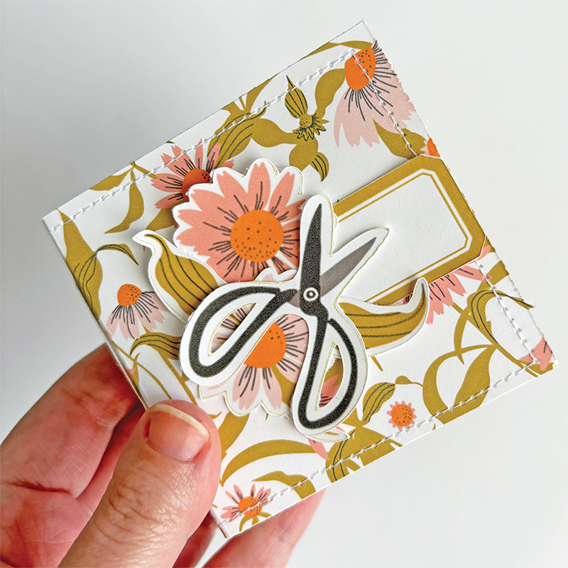 Mini Envelope Album - Garden Helper by Elif Sahin Designs