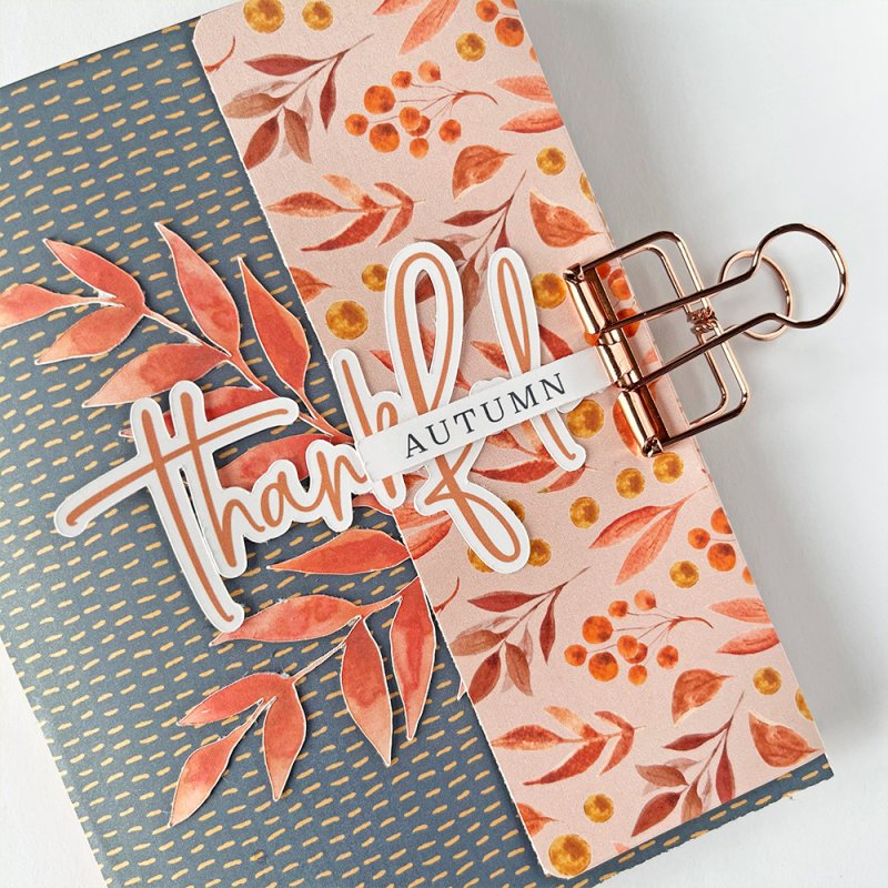 Mini Envelope Album using Thankful collection by Dunia Designs