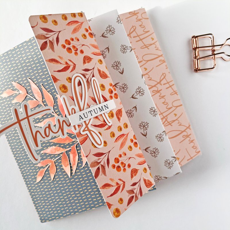 Mini Envelope Album using Thankful collection by Dunia Designs