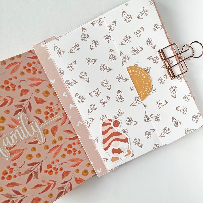 Mini Envelope Album using Thankful collection by Dunia Designs