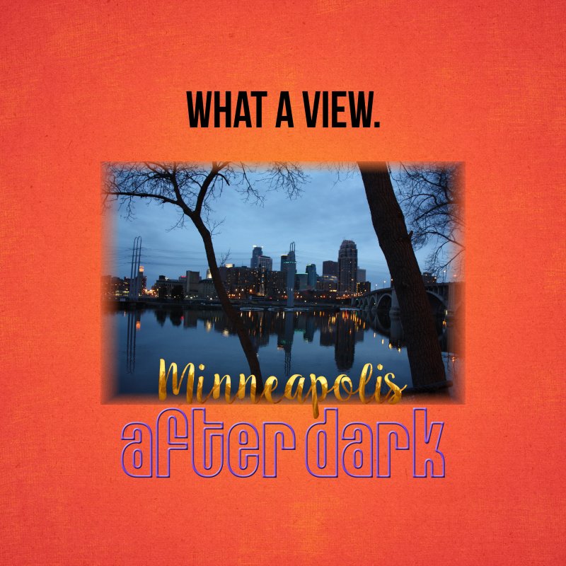Minneapolis Evening Reflection