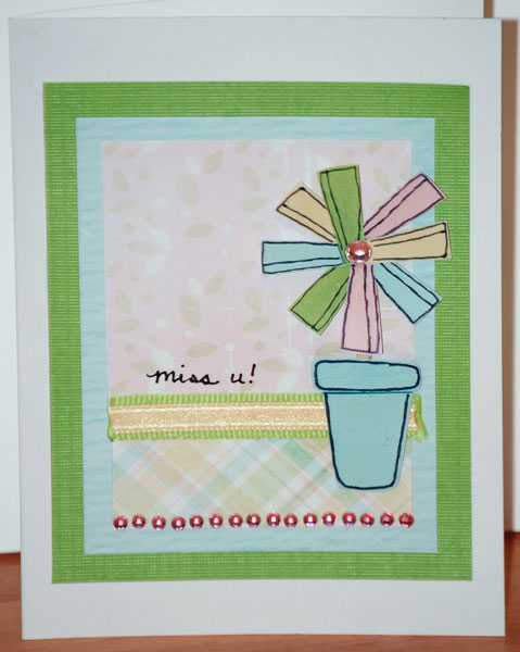 **miss u** Card