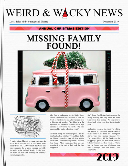 Missing Family Found-Christmas Ornament Edition