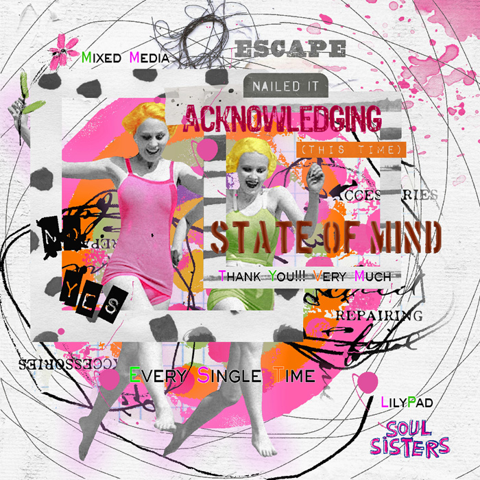 Mixed Media Monthly-October-Soul Sisters