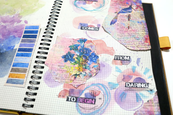 Mixed Media Page - Glory (detail)