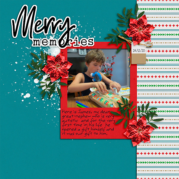 MOC - 1 - Blind Scrap - Merry Memories
