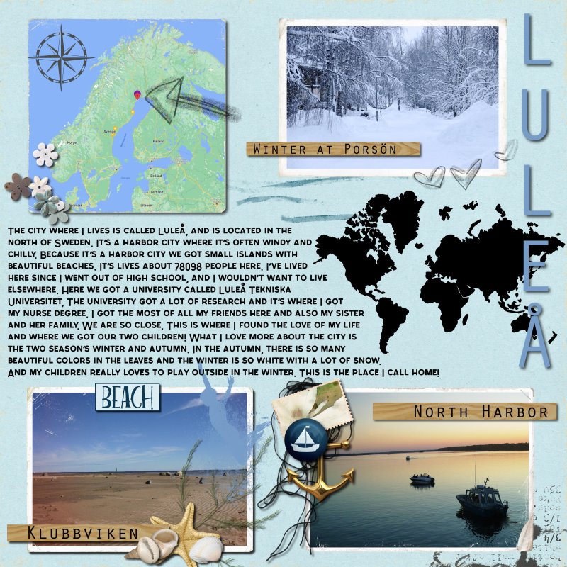 MOC 10: Day 11: Where I live: Luleå