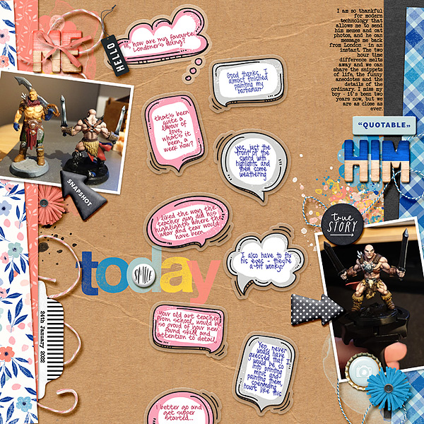 MOC 10 - Day 24 Speech bubbles conversation