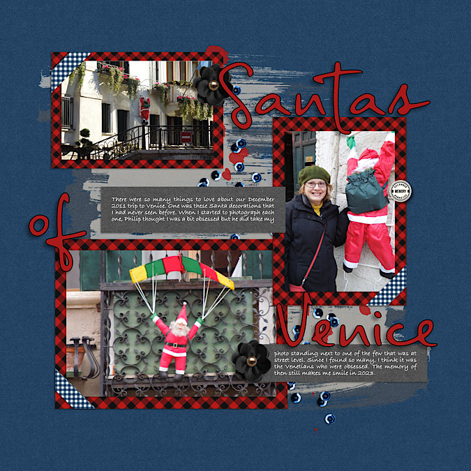 MOC 11-4 Re-Scrap a Page: Santas of Venice A