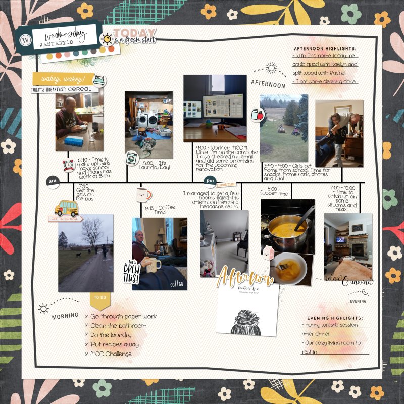 MOC 11 - January 17 - Document Your Day