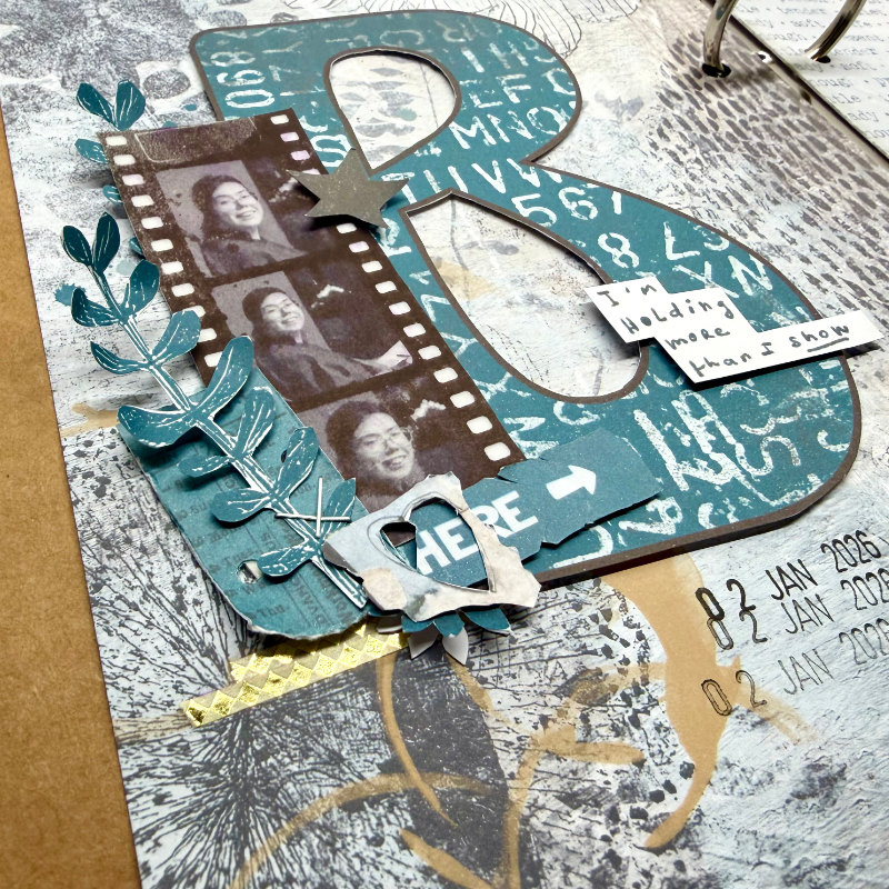 MOC 13 - Day 2 - Feature Monogram - close up