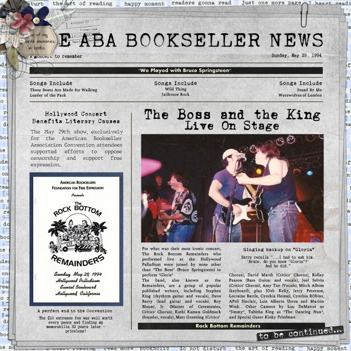 MOC 13 - Day 9 - Tyecast - Rock Bottom Remainders Boss and King