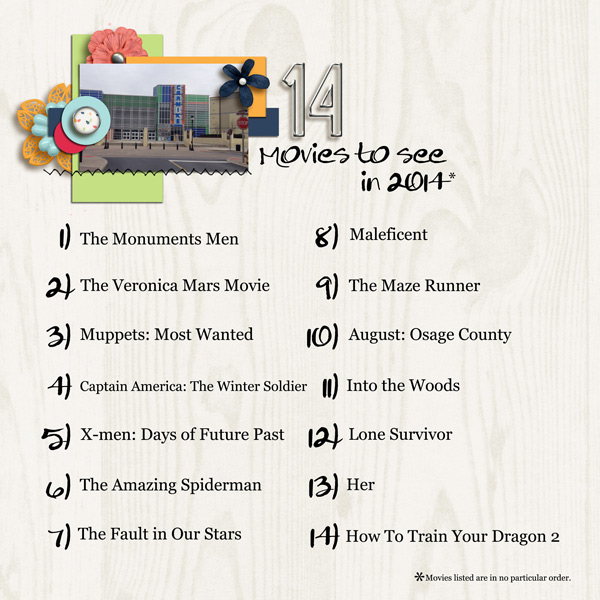 MoC 14: 14 Movies to See in 2014