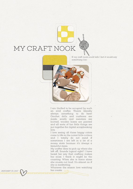 MOC 17 | 23. My Craft Nook